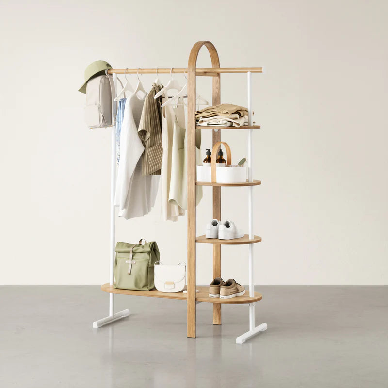 Bellwood Garment Rack - Heavy Duty Clothes Rack with Wheels, Adjustable Clothing Rail for Bedroom, Closet & Laundry Room Organization | Perfect for Hanging Clothes, Dresses, Coats & Accessories