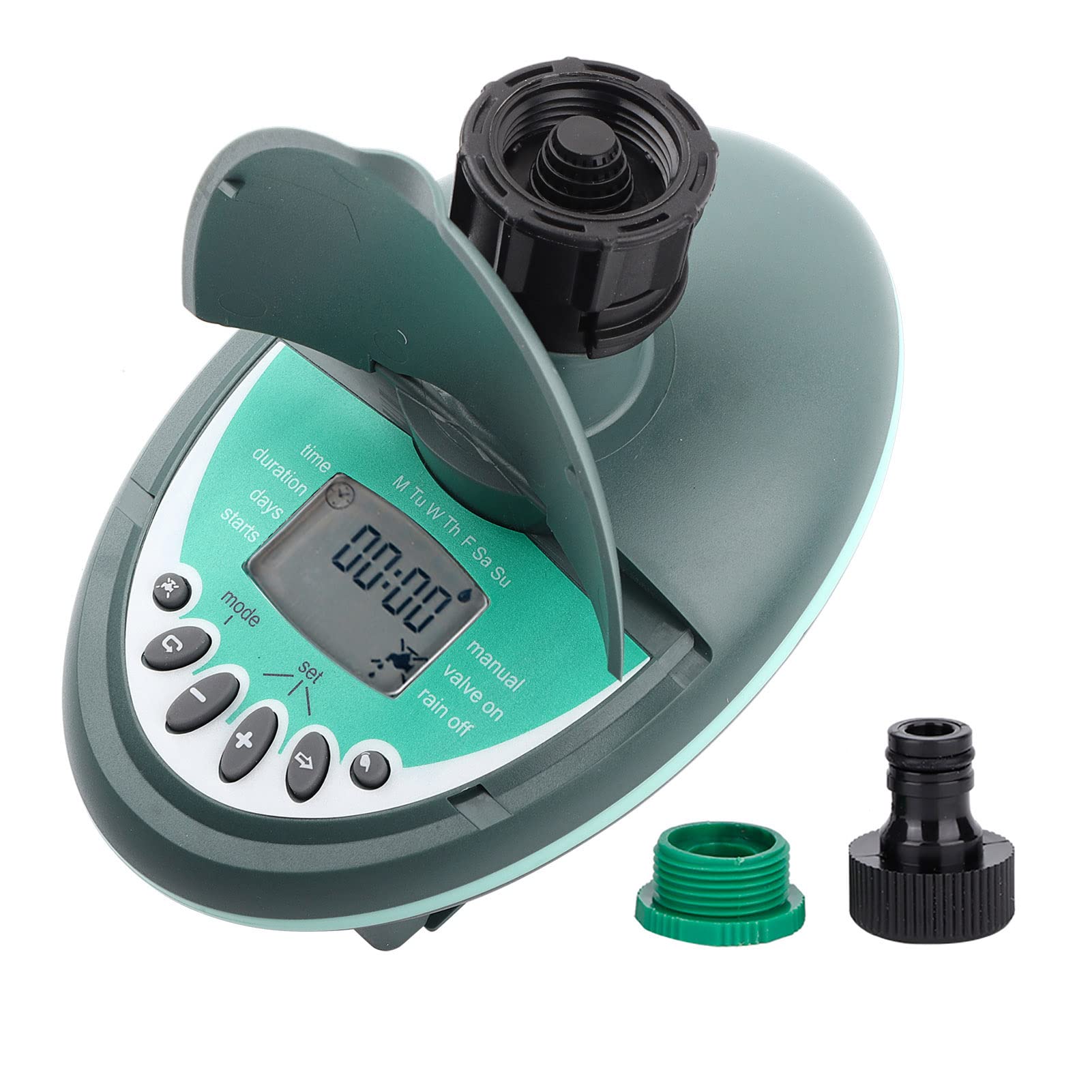 Automatic Hose End Irrigation Timer for Drip & Sprinkler Systems - Outdoor Water Timer with Rain Delay & Manual Mode - Perfect for Balconies, Patios, Gardens & Lawns - Smart Watering Solution for Home & Yard Maintenance