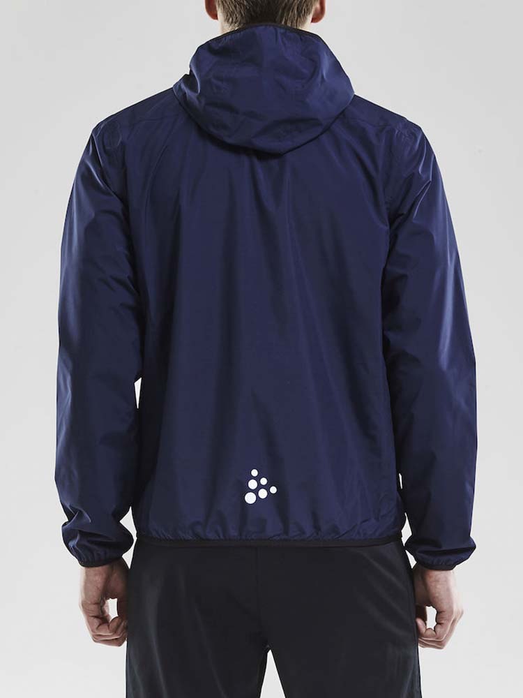 Waterproof Men's Craft Jacket - Lightweight Raincoat for Outdoor Hiking & Camping - Windproof & Breathable Rain Jacket for All-Weather Protection