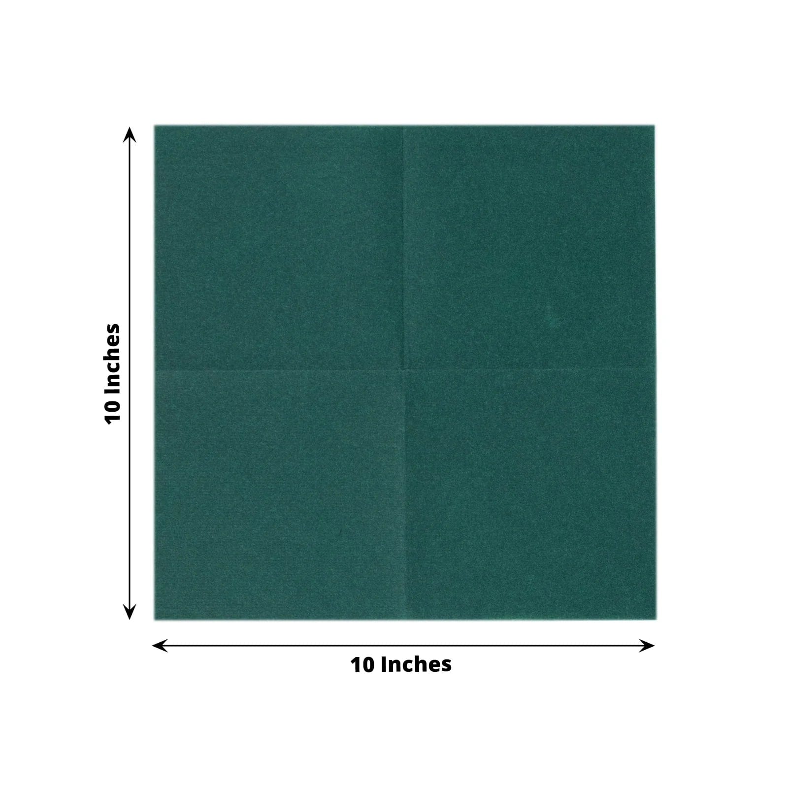 Premium 20-Pack 10x10 Inch White Airlaid Paper Cocktail Napkins - Soft, Absorbent & Disposable for Parties, Weddings & Events