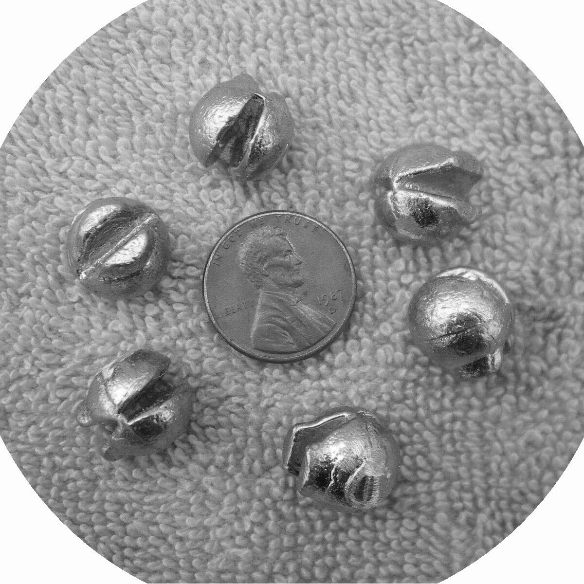 300 Pcs. Removable Split Shot Sinkers - Lead Fishing Weights Set (3/8 Oz.) - Do-It Mold Tackle Kit for Bass, Trout & Panfish - Perfect for Freshwater & Saltwater Fishing