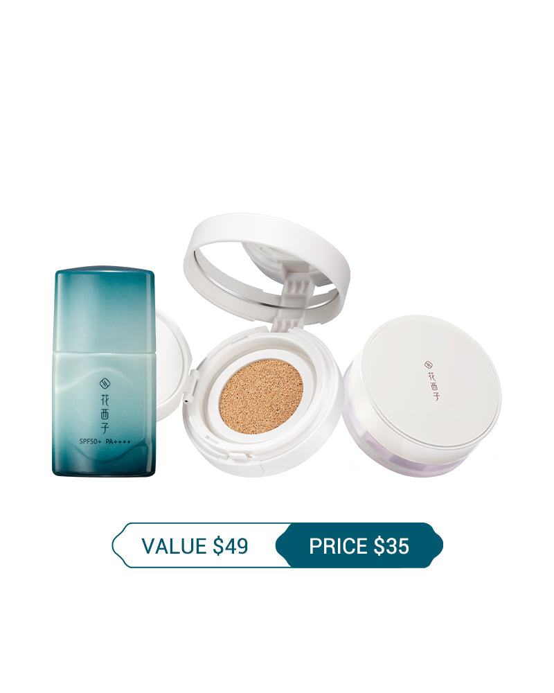 Daily Defense Glow Trio - Brightening Skincare Set with Vitamin C, Niacinamide & Hyaluronic Acid | Perfect for Morning Routine & Anti-Aging Care