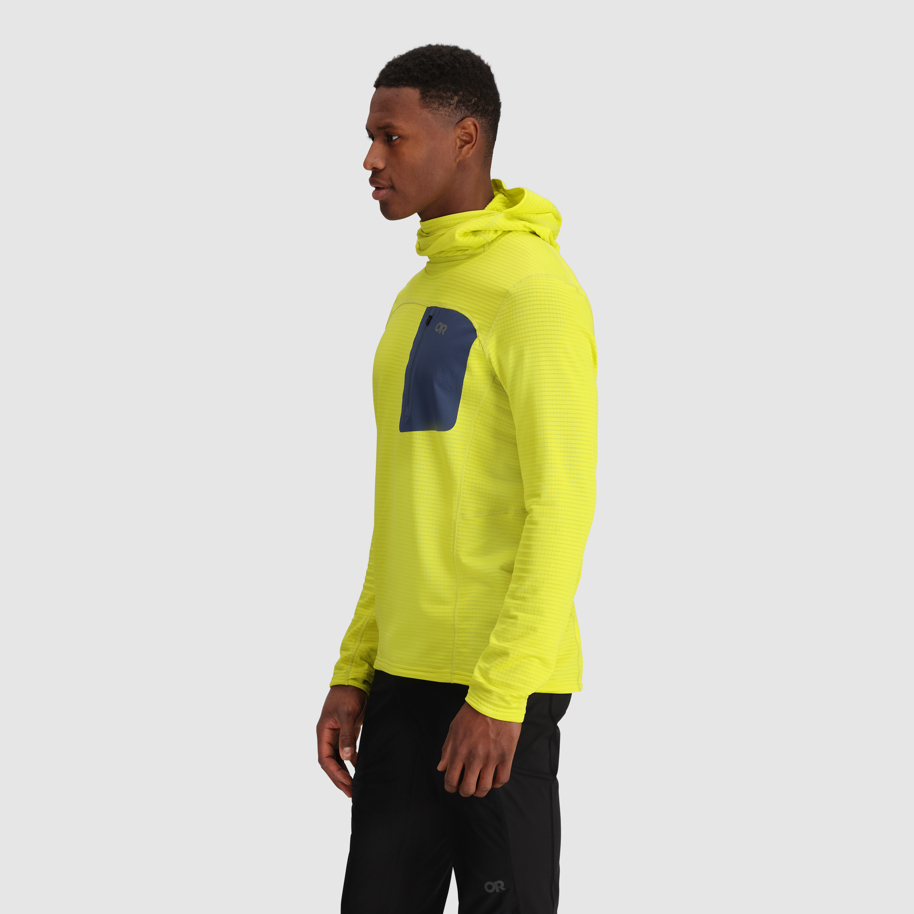 Men's Vigor Grid Fleece Pullover Hoodie - Warm Winter Zip Up Sweatshirt for Outdoor Activities & Casual Wear
