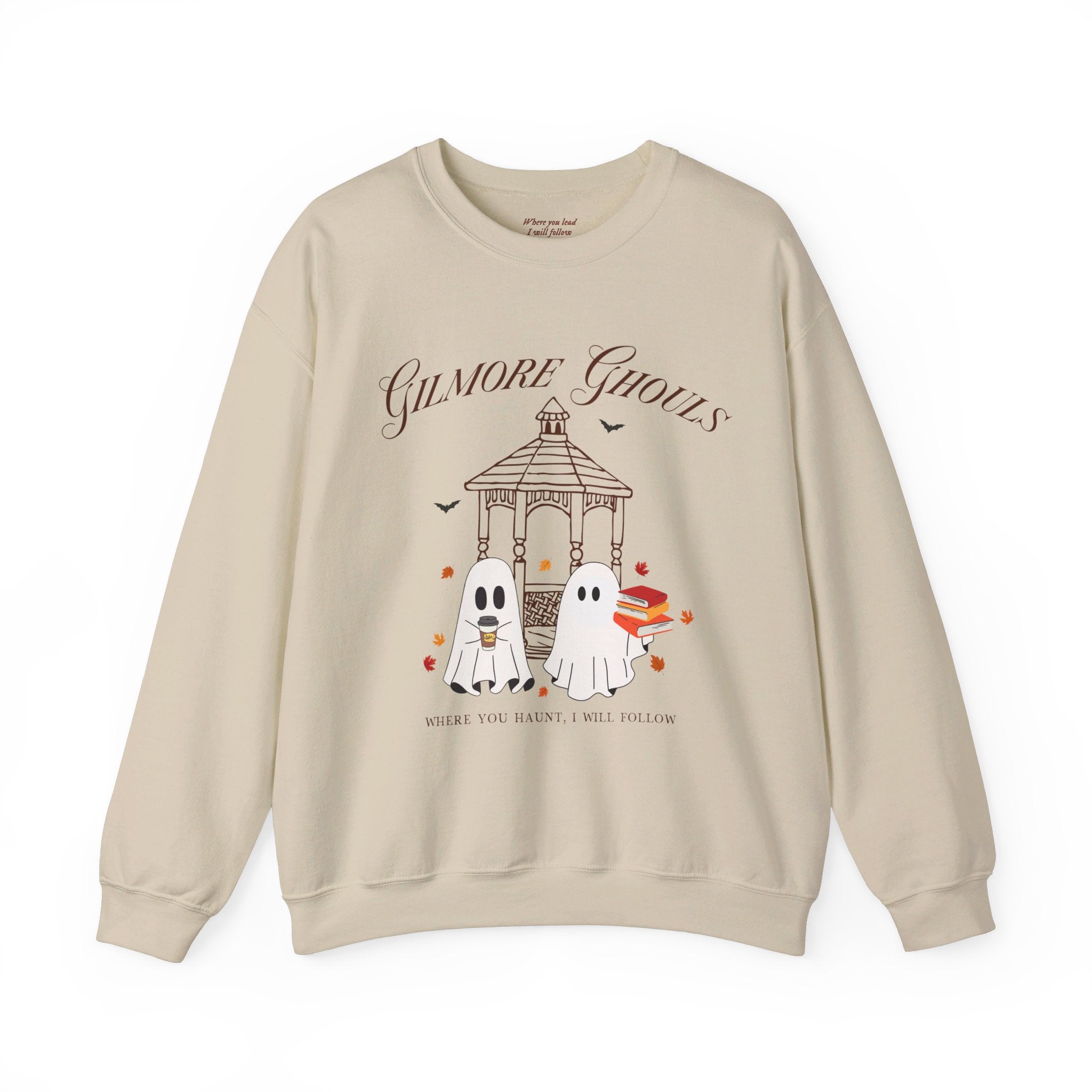 Gilmore Ghouls Halloween Crewneck Sweatshirt | Spooky Graphic Pullover | Perfect for Halloween Parties & Cozy Fall Outfits
