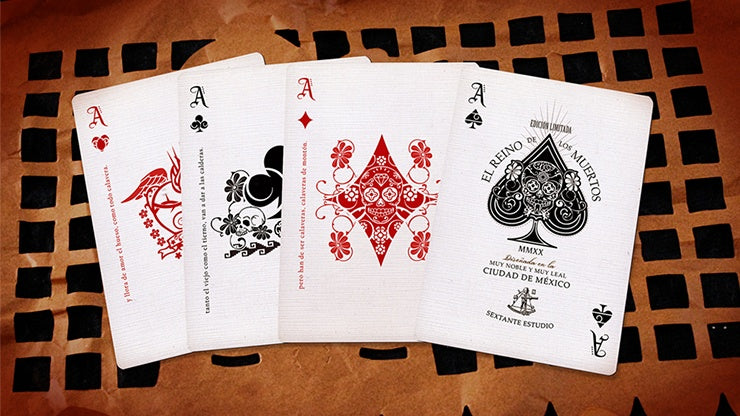 El Reino de Los Muertos Expert Edition Playing Cards - Premium Spanish-Themed Deck for Magic Tricks, Poker & Cardistry | Perfect for Collectors, Game Nights & Professional Performances