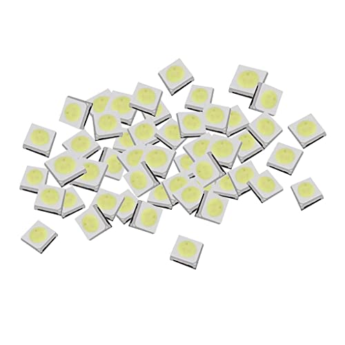 Milageto 50pcs 2W LED SMD COB Chips 3535 - High Brightness Light Source for DIY Lighting, Home Decoration, and Electronic Projects