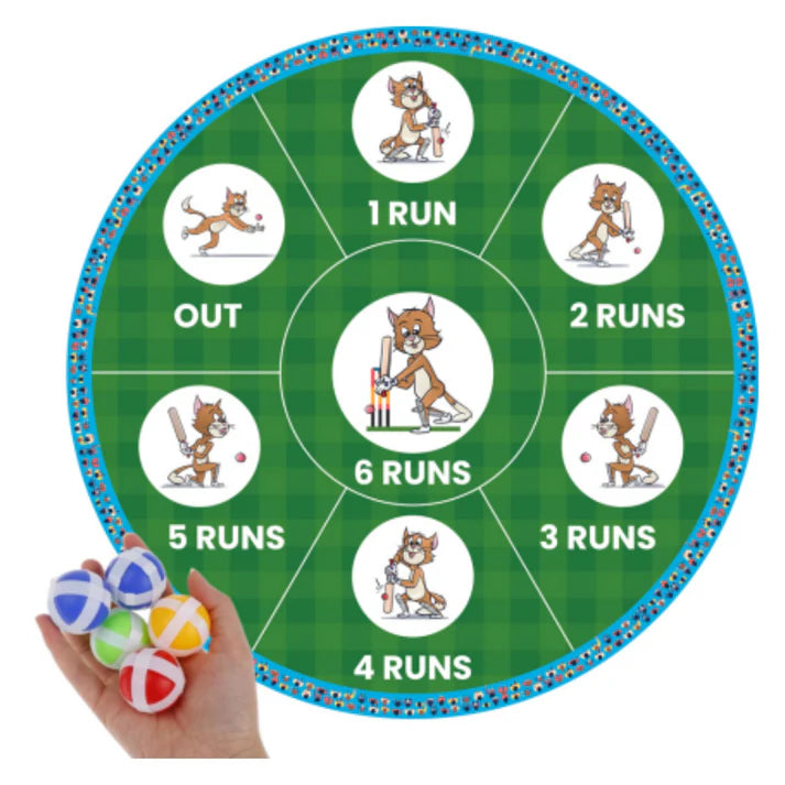 Premium Cricket Dart Game Set - Professional Steel Tip Darts with Bristle Dartboard for Home & Pub - Perfect for Parties, Game Nights & Sports Bars
