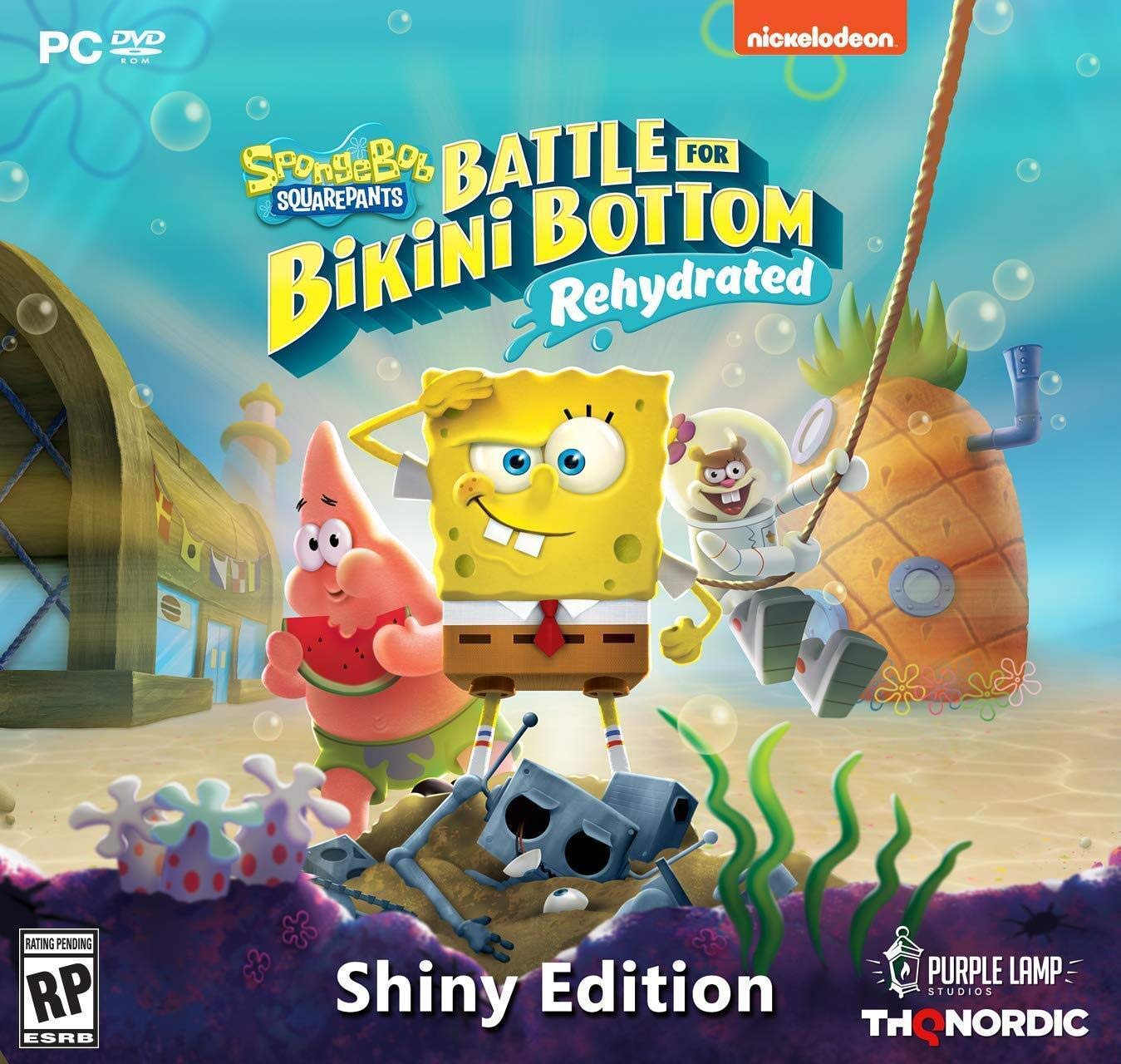 SpongeBob SquarePants: Battle for Bikini Bottom - Rehydrated Shiny Edition PC Game | Adventure Platformer for Kids & Adults | Perfect for Family Gaming & Nostalgic Fun