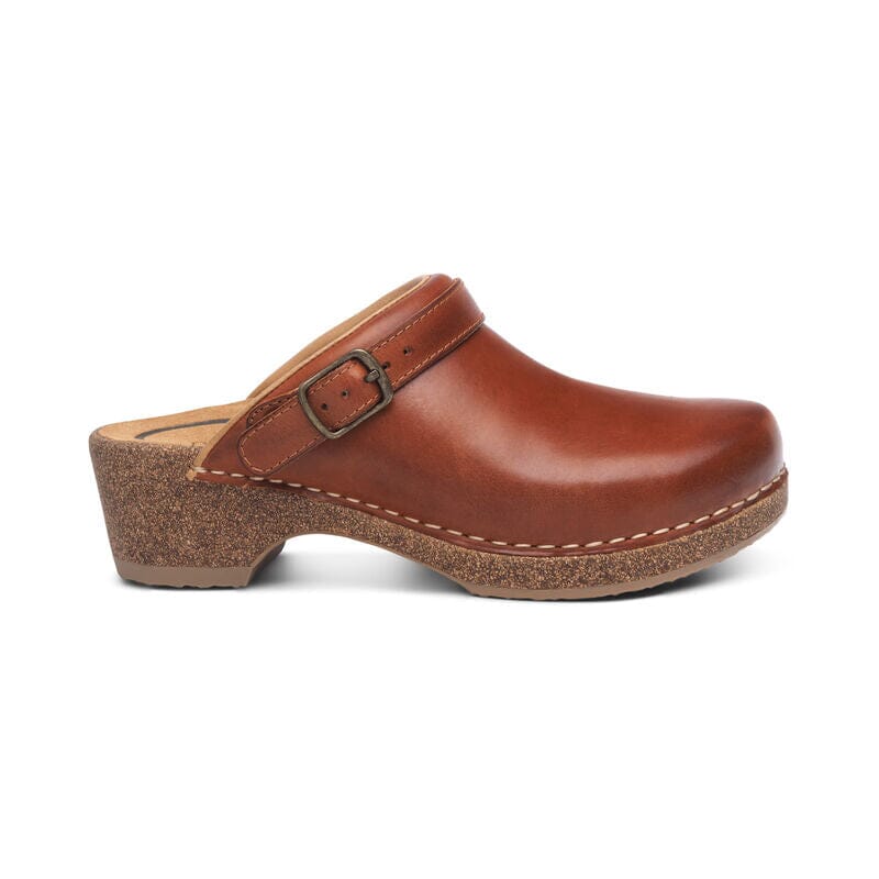 AETREX BECKIE Cork Clog Shoes - Comfortable Women's Slip-On Sandals for Walking & Casual Wear | Final Sale