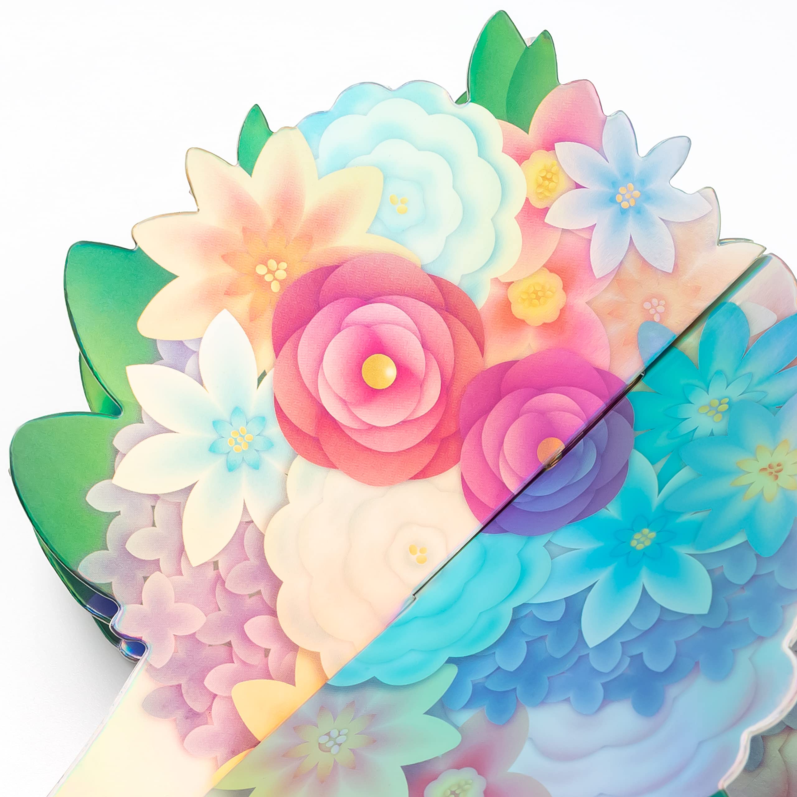 Cheerland Iridescent Party Decorations - Holographic Flower Centerpieces for Birthday, Wedding, Baby Shower & Table Decor | Elegant & Shimmery Party Supplies for Festive Celebrations & Special Events