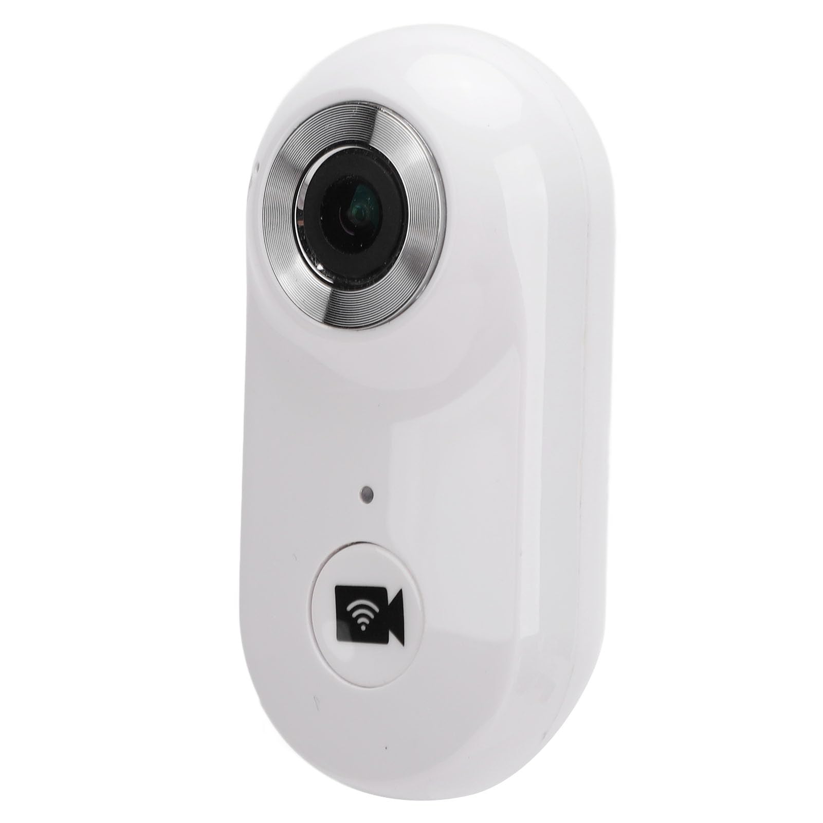 Naroote Cat Collar Camera with Playback - 350mAh Battery, 120° Wide Angle Pet Action Camera for Indoor & Outdoor Use - Perfect for Monitoring Pets at Home or Adventures (White)