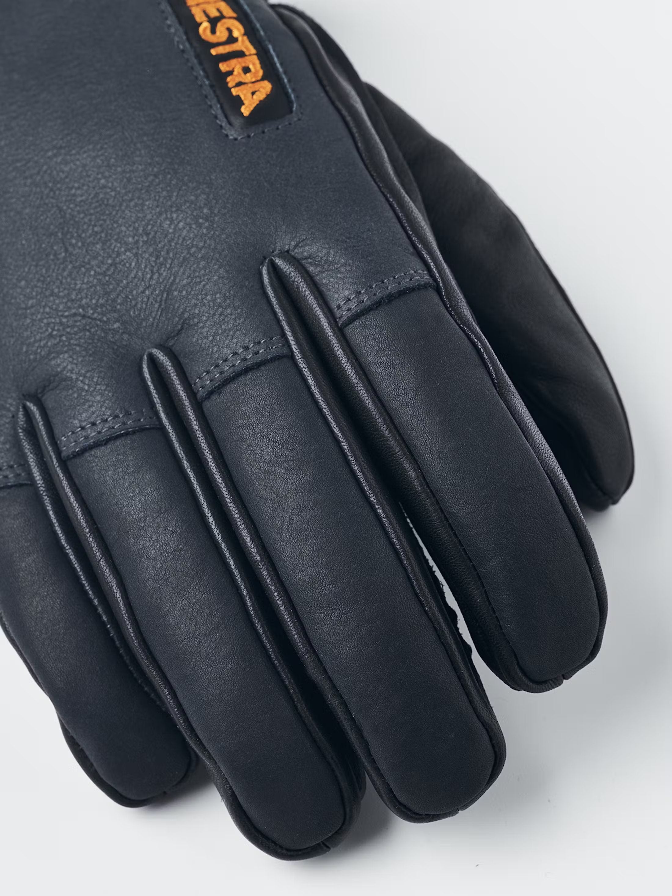 Army Green Leather Wool Terry Lined Winter Gloves for Men - Warm & Durable Cold Weather Gloves for Outdoor Activities, Hiking, and Military Use