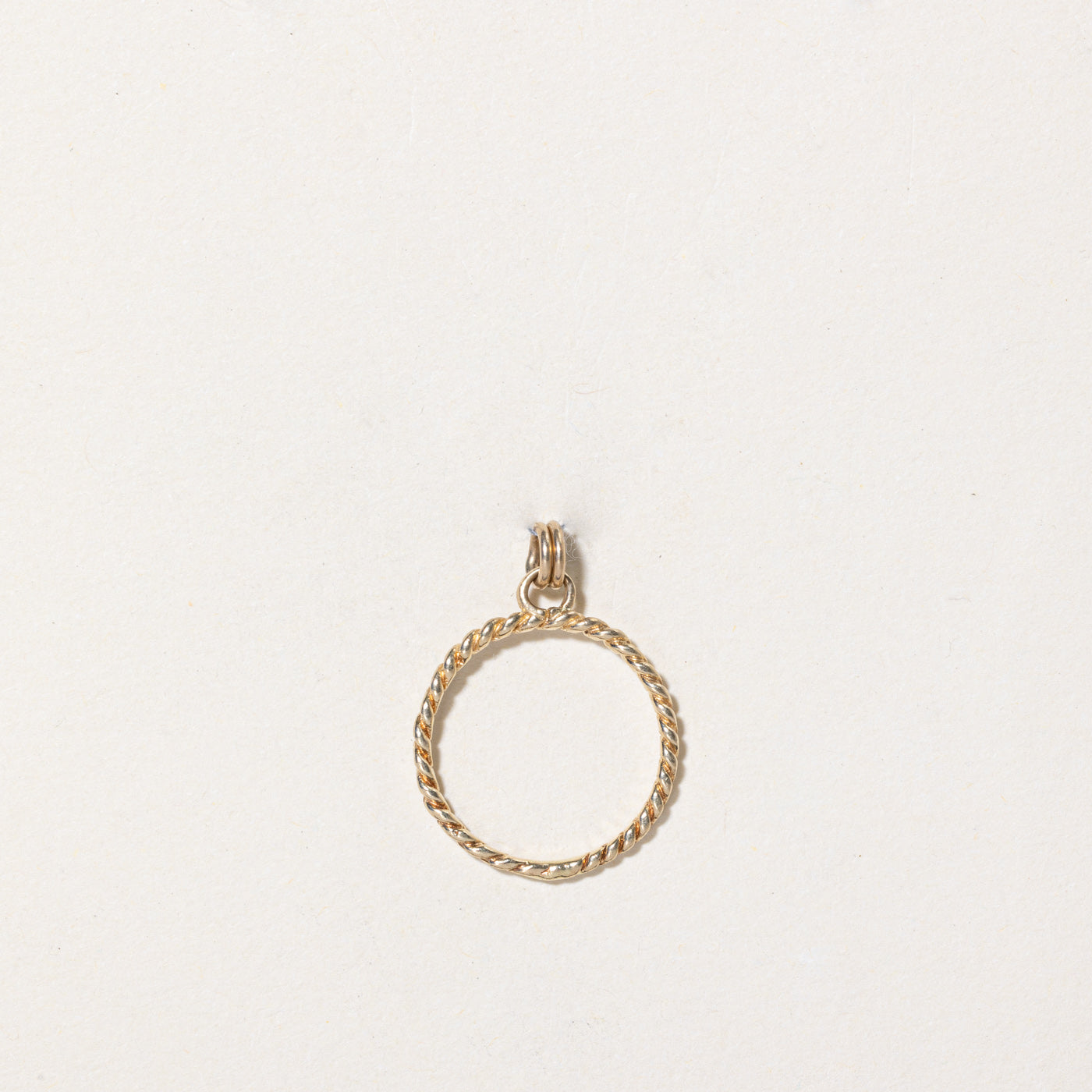 14K Yellow Gold Ring Charm - Elegant & Dainty Jewelry for Women, Perfect for Gifts, Stacking & Everyday Wear