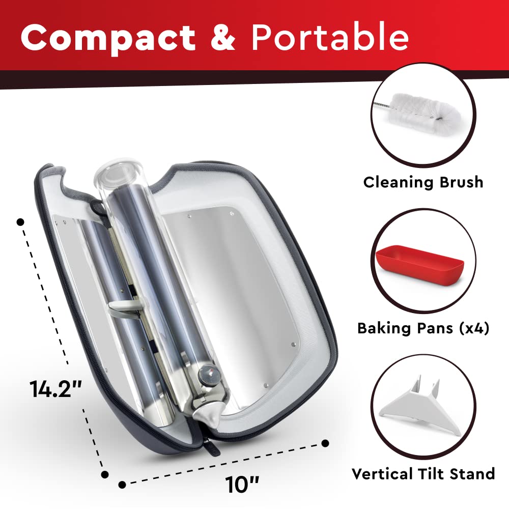 Portable Solar Oven & Camping Stove - Gosun Solar Cooker for Outdoor BBQ, Backpacking, Survival Gear | Perfect for Camping, Hiking, Emergency Preparedness & Off-Grid Cooking
