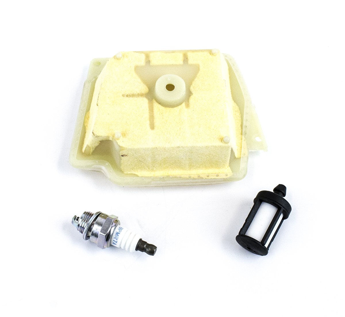Stihl MS341 MS361 Chainsaw Maintenance Kit - Spark Plug, Air Filter & Fuel Filter Replacement Parts for Outdoor Power Equipment & Forestry Tools