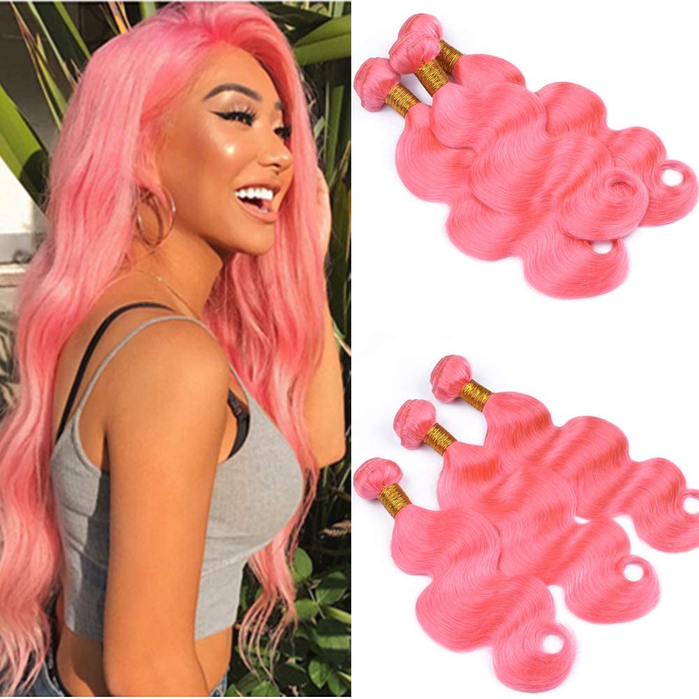 Brazilian Virgin Human Hair Weaves 3 Bundles - 26