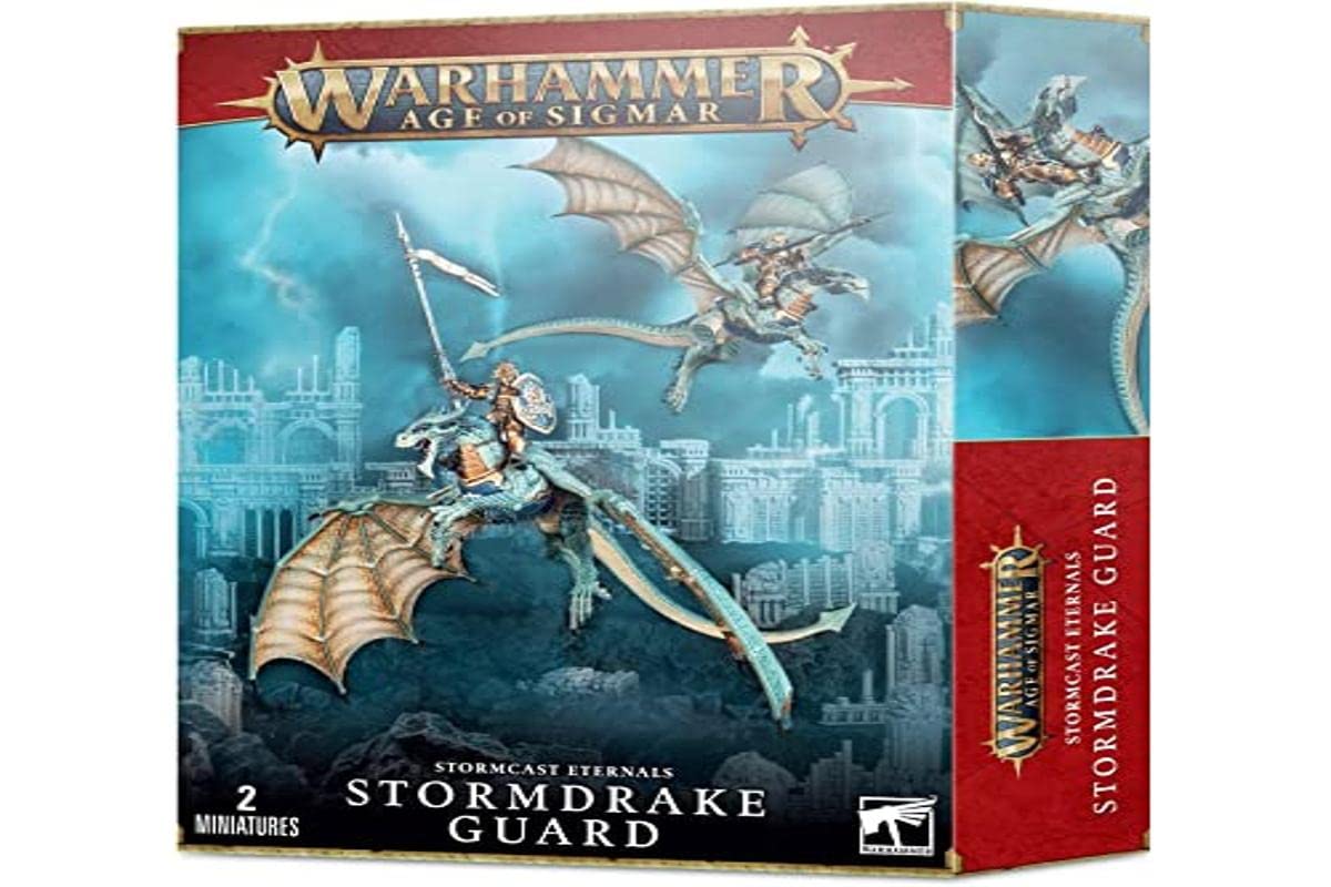 Games Workshop - Age of Sigmar: Stormcast Eternals Stormdrake Guard Miniatures | Fantasy Wargaming Army Set for Tabletop Battles & Collectors