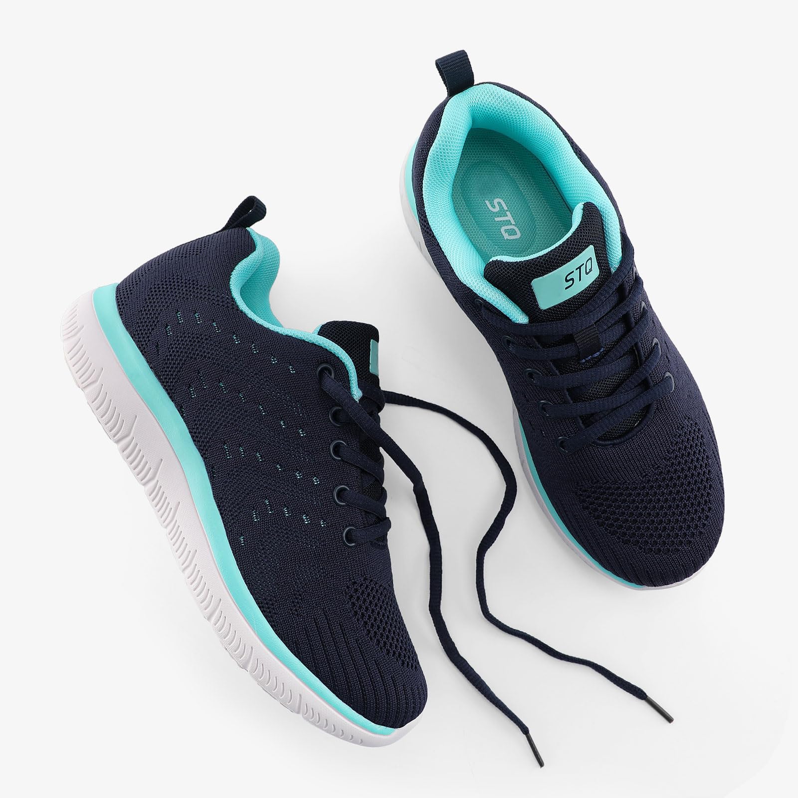 STQ Women's Lightweight Tennis Shoes - Comfortable Walking & Athletic Sneakers for Gym, Workout, Cross Training - Perfect for Running, Fitness & Casual Wear