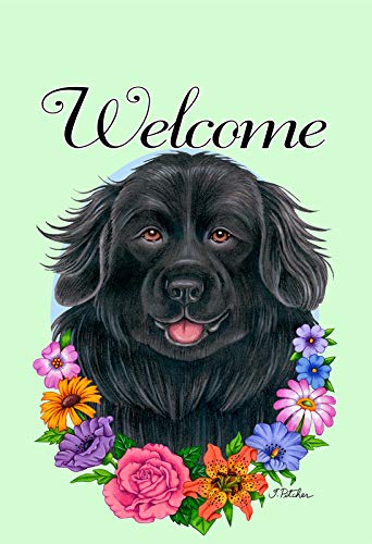 Best Newfoundland Welcome House Flags - Durable Outdoor Decorative Flags for Home & Garden - Perfect for Front Yard, Porch, and Seasonal Decor