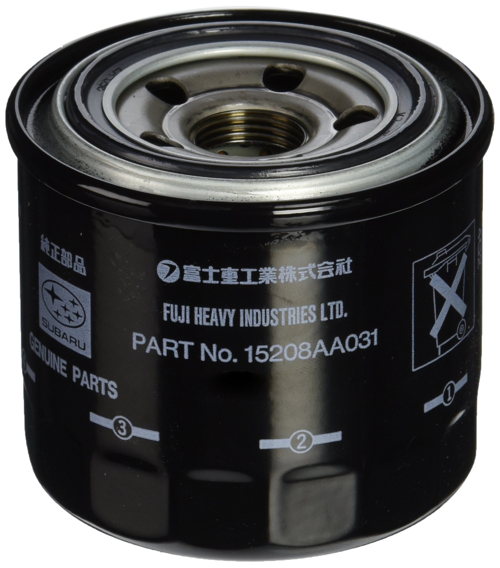 Subaru Genuine Oil Filter 15208AA031 - High Performance Engine Protection for Subaru Vehicles - Perfect for Routine Maintenance & Oil Changes