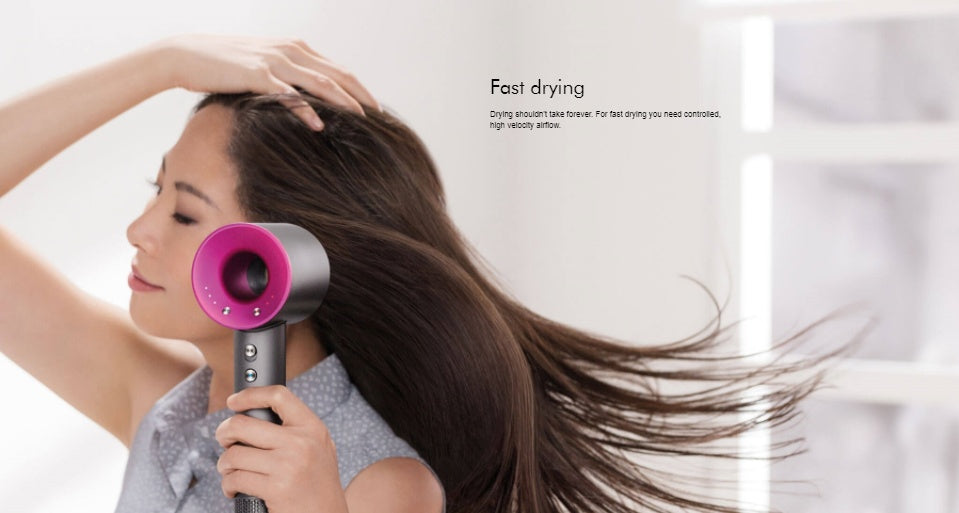 Dyson Supersonic Hair Dryer HD01 - Certified Refurbished in Excellent Condition with 1-Year Warranty | Professional Salon-Quality Blow Dryer for Fast Drying & Hair Care | Perfect for Home Use, Travel & Styling