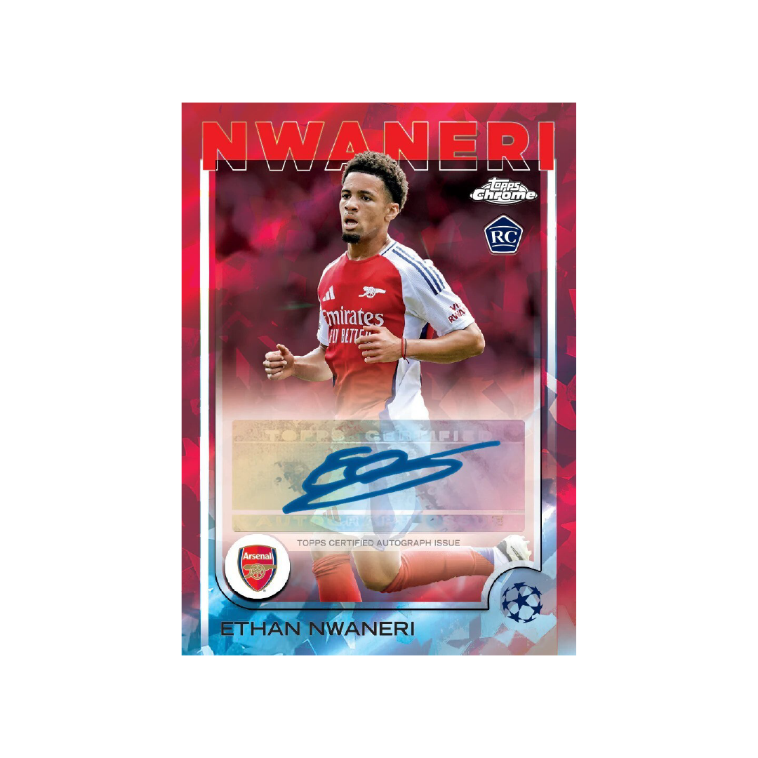 2024-25 Topps Chrome Sapphire UEFA Club Competitions Soccer Trading Cards - Collectible for Fans & Perfect for Fantasy Leagues