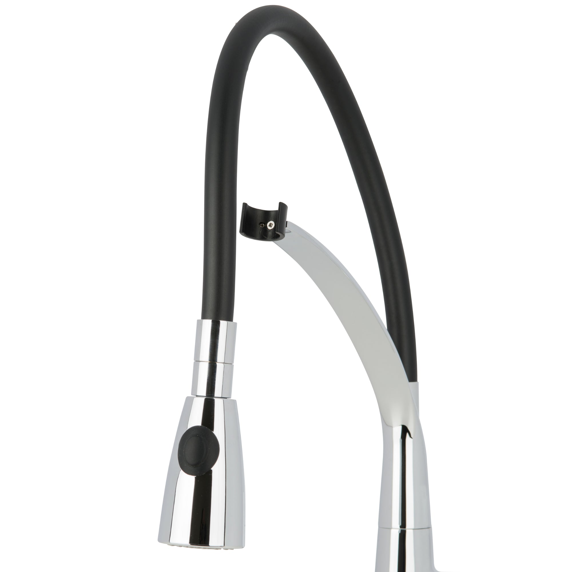 Palermo Pull Down Bar Faucet - Modern Stainless Steel Kitchen Sink Faucet with High Arc Spout & Smooth Handle Control for Restaurants, Bars & Home Kitchens