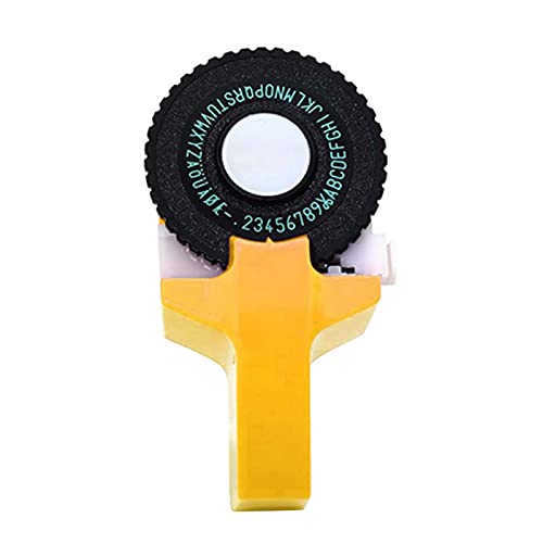 Awakingdemi Manual Label Maker - Portable Embossing Labeling Tape Printer for Office, School & Home Organization (Yellow) | Perfect for Filing, Storage & Craft Projects