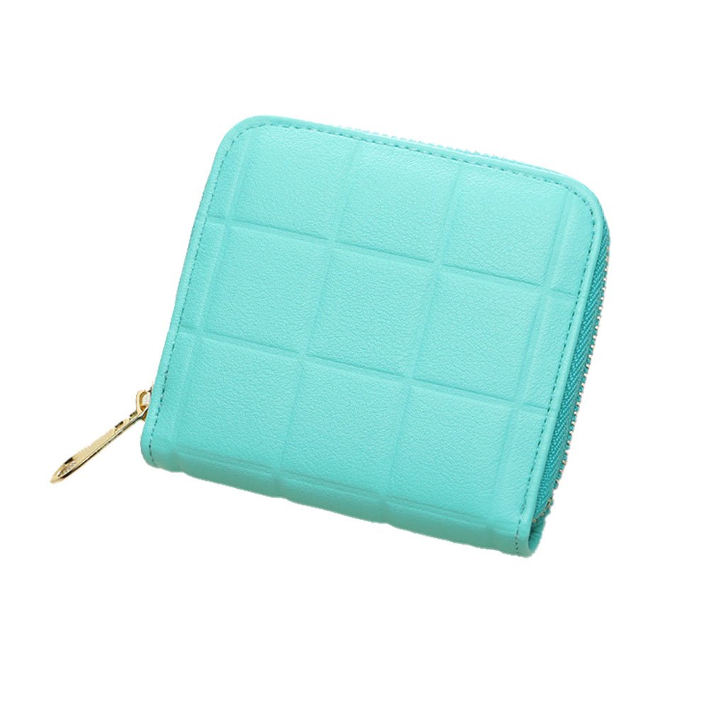 Women's PU Leather Card Holder - Slim RFID Blocking Mini Wallet for Credit Cards & ID - Perfect for Travel, Work, and Everyday Use