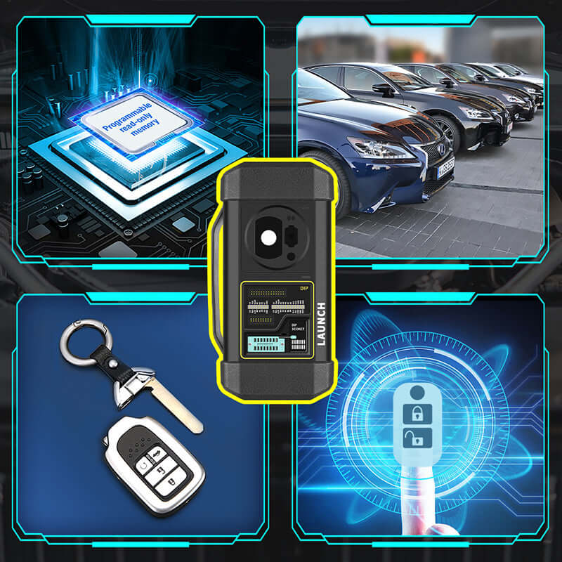 LAUNCH X431 X PROG 3 Car Key Programmer & Anti-Theft Device - Automotive Locksmith Tool for Key Fob Programming, ECU Coding, and Vehicle Security - Perfect for Locksmiths, Mechanics, and Car Owners