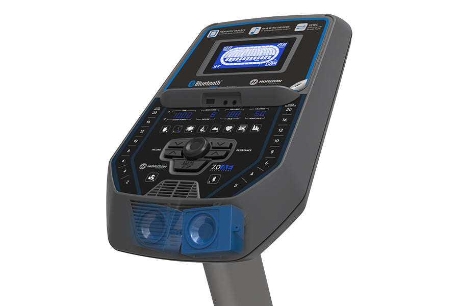 Horizon 7.0 AE Elliptical Machine - Low Impact Cardio Trainer for Home Gym - Perfect for Indoor Fitness & Weight Loss Workouts