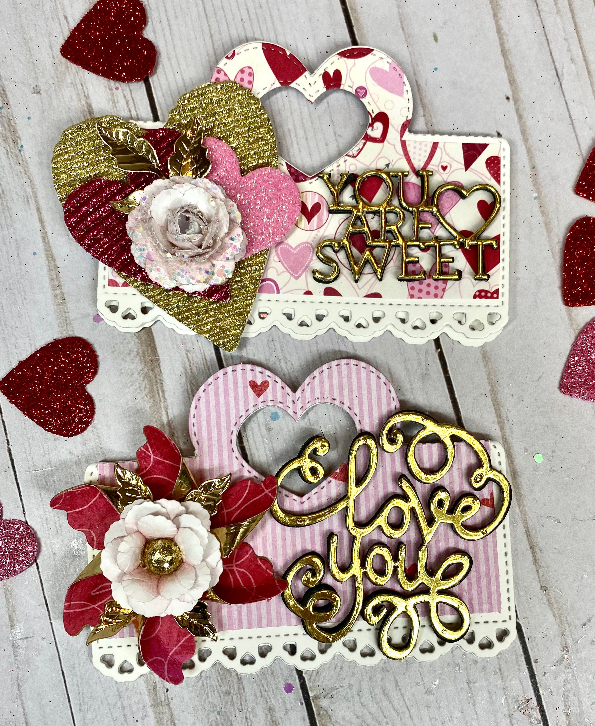 Heart-Shaped Cake Topper for Bags - Perfect for Birthday, Wedding & Party Decorations | Elegant Gift Box Packaging