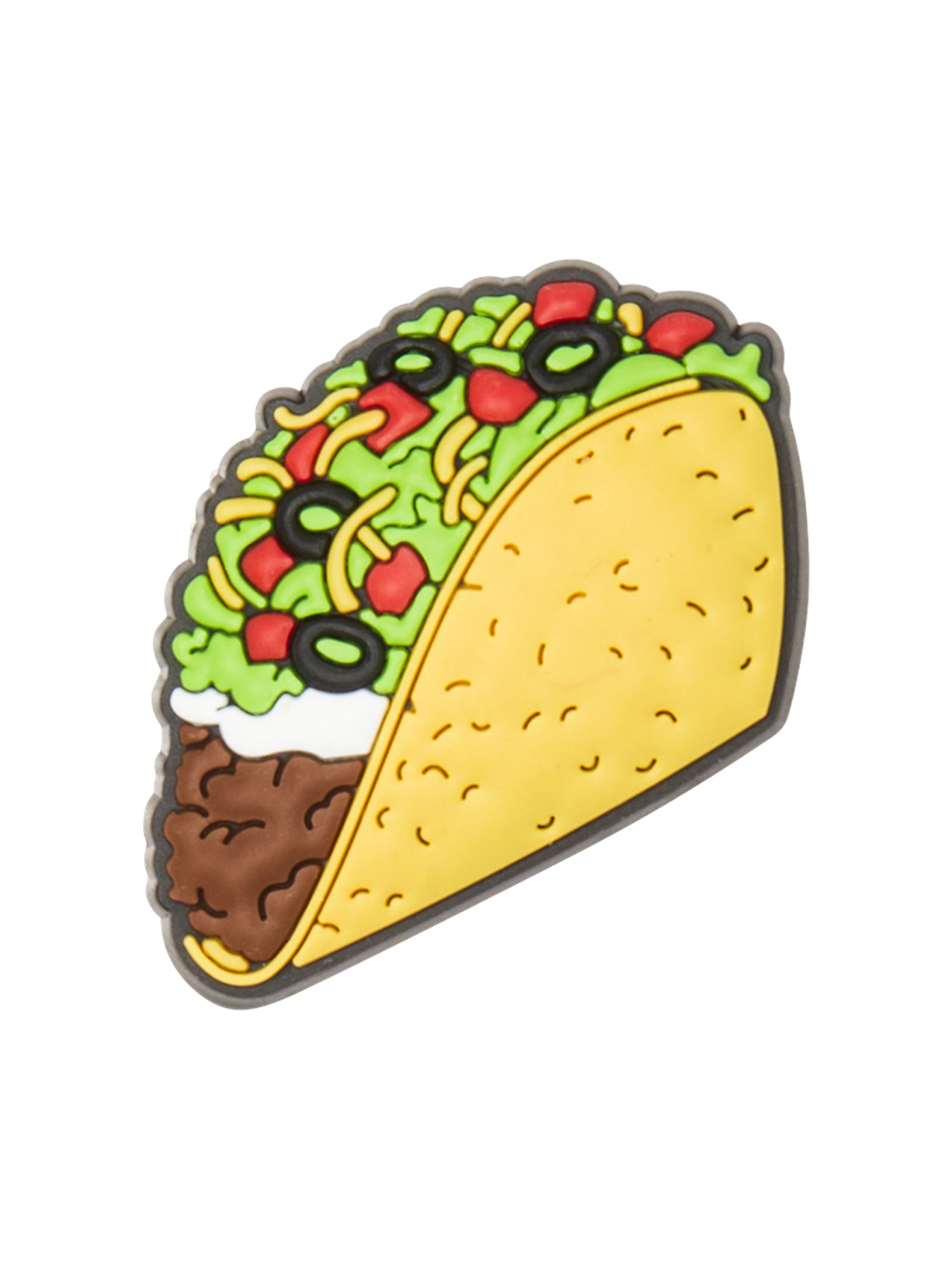 Crocs Jibbitz Taco Shoe Charms - Fun & Colorful Accessories for Crocs Shoes - Perfect for Kids & Adults, Beach, Pool & Casual Wear
