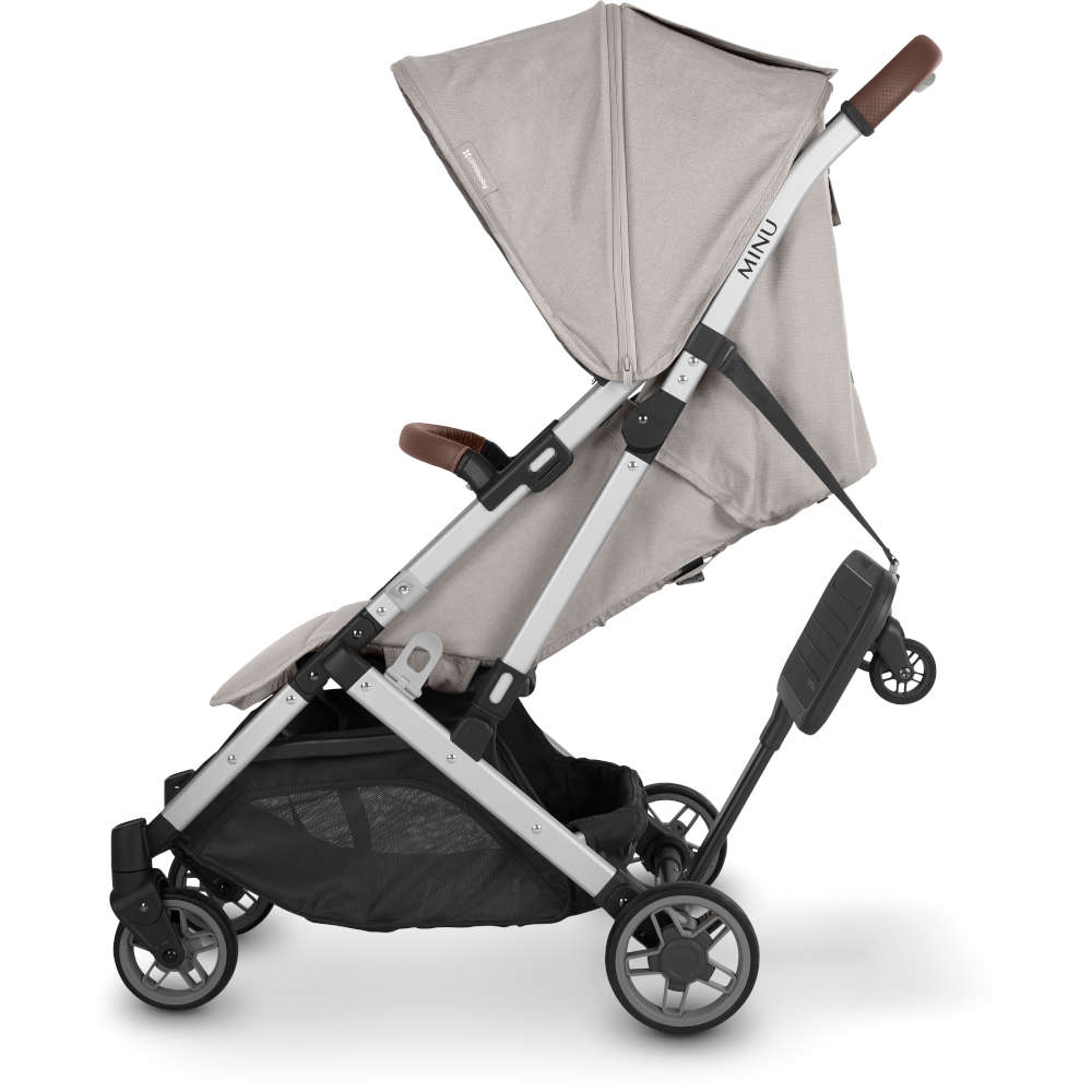 UPPAbaby Minu & Minu V2 Lightweight Stroller with PiggyBack Board - Compact Foldable Travel Stroller for Toddlers & Infants - Perfect for City Walks, Air Travel & Everyday Use