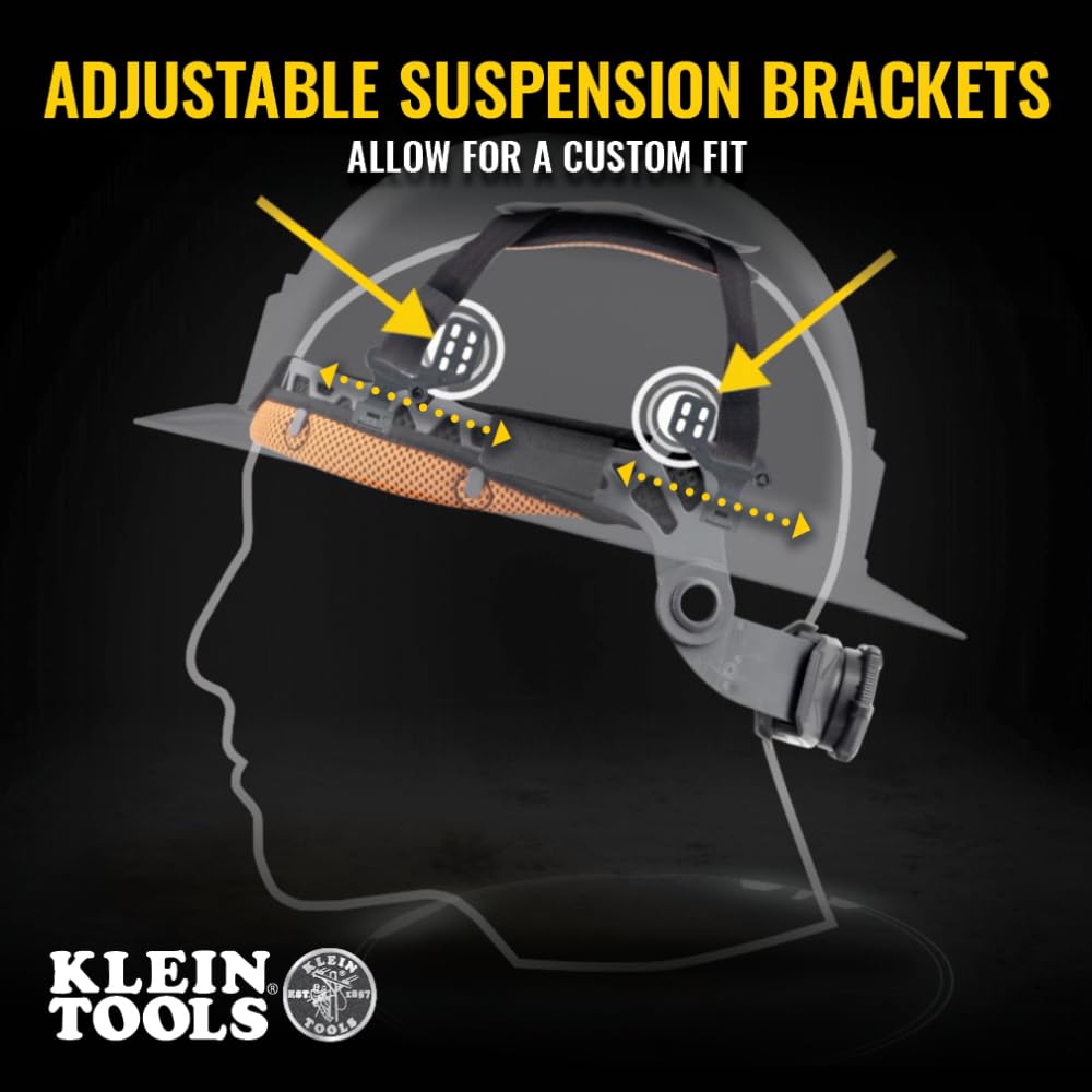 Klein Tools Hard Hat - Durable Safety Helmet for Construction Work