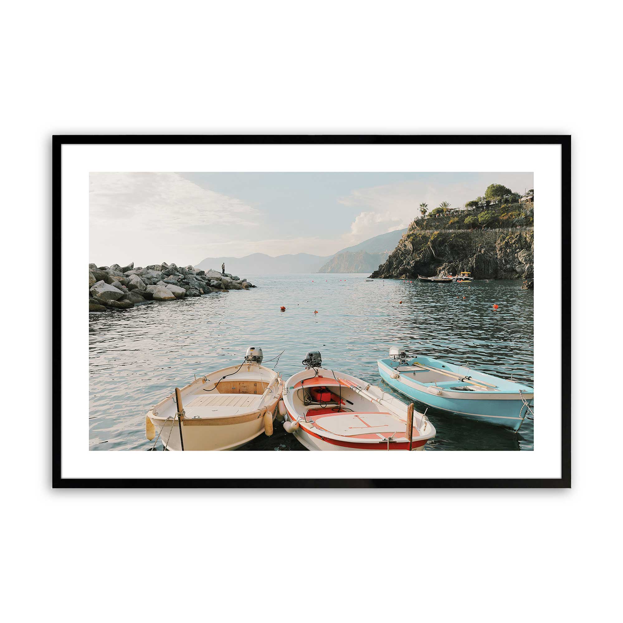 Dockside Dreams Print - Coastal Wall Art Decor for Beach House, Living Room & Bedroom | Nautical Themed Home Decor for Seaside & Ocean Lover Gifts