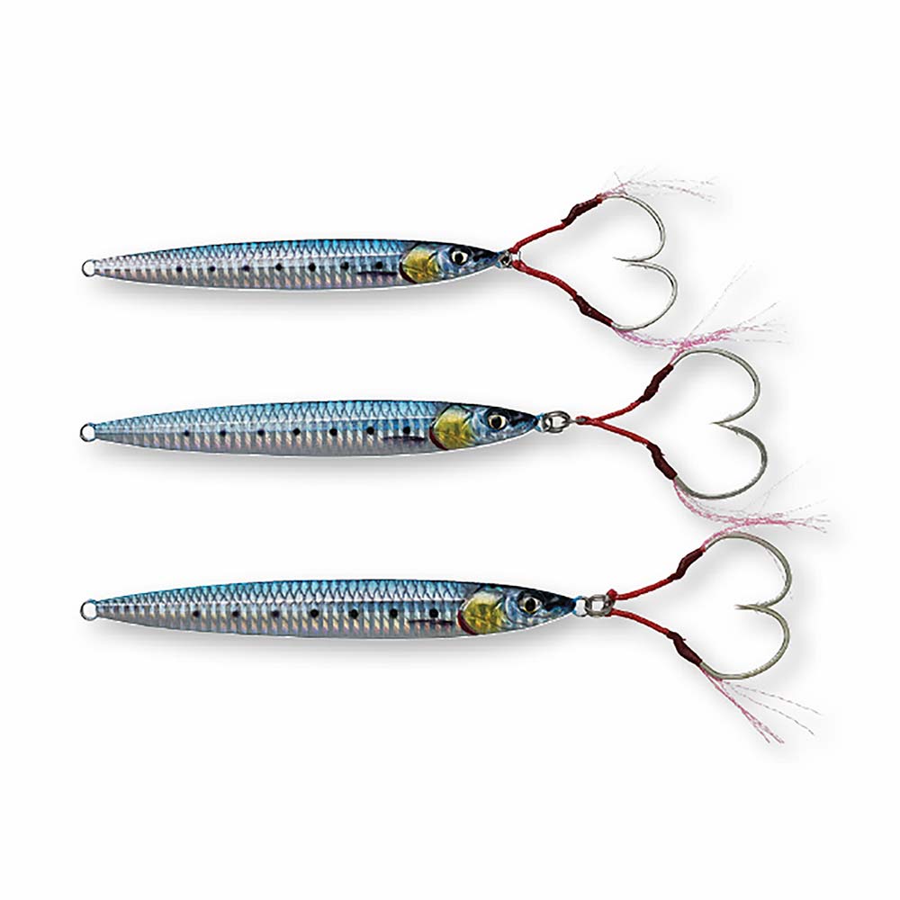 Savage 3D Slim Jig Minnow Lure - Realistic Fishing Bait for Bass, Trout & Walleye - Perfect for Freshwater & Saltwater Fishing Adventures
