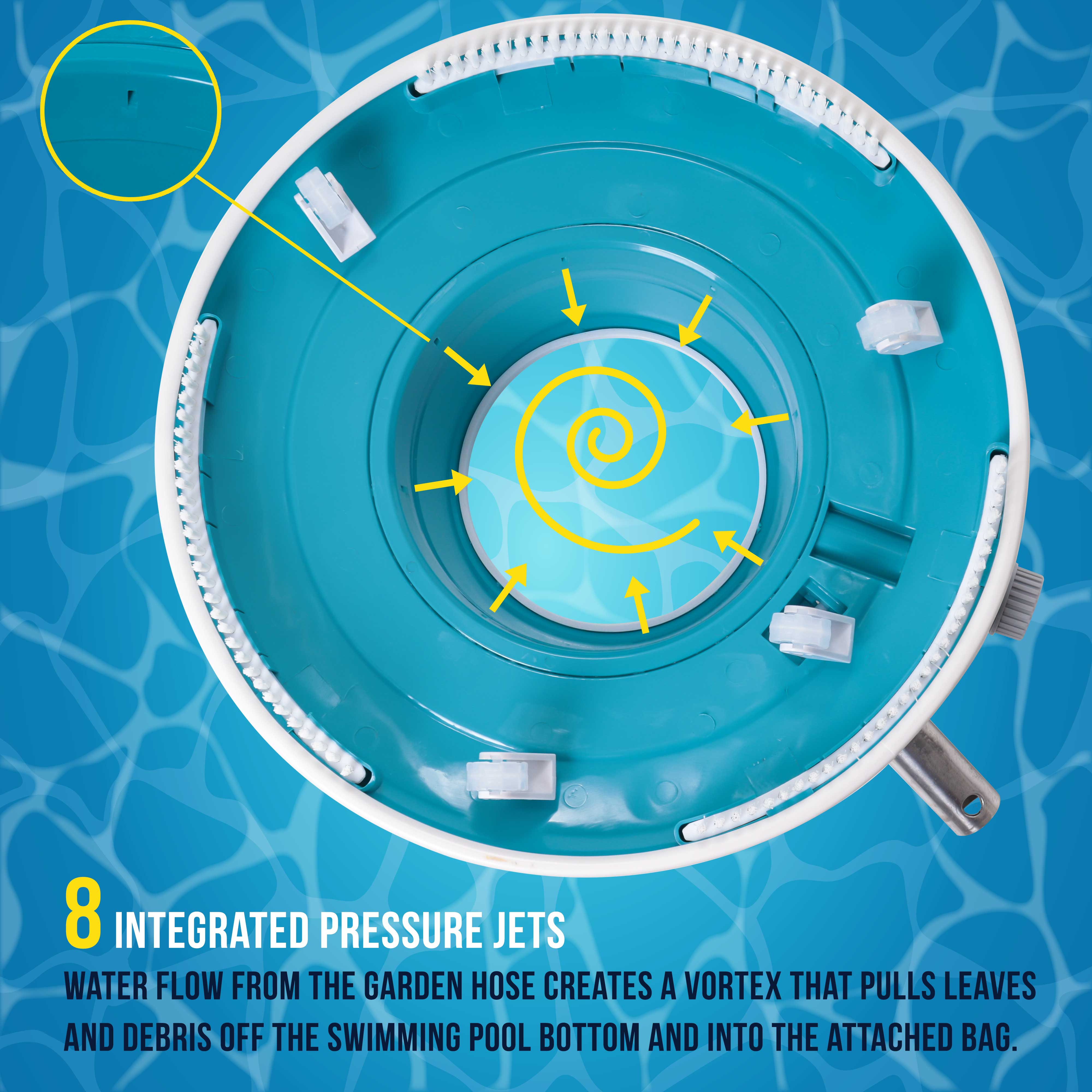 Professional Swimming Pool Leaf Vacuum Cleaner - 15