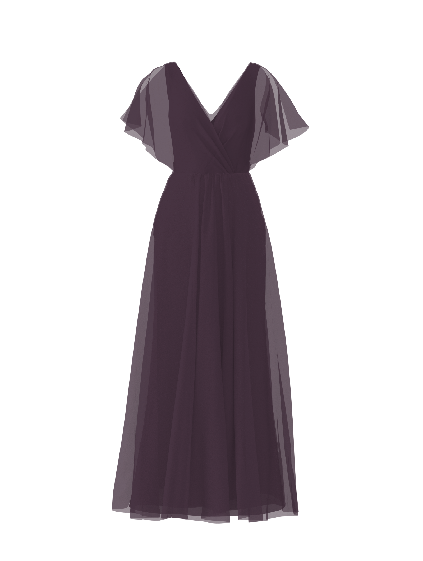 Ava Bodice & Justine Skirt Set in Plum - Elegant Women's Two-Piece Outfit for Parties, Weddings & Special Occasions
