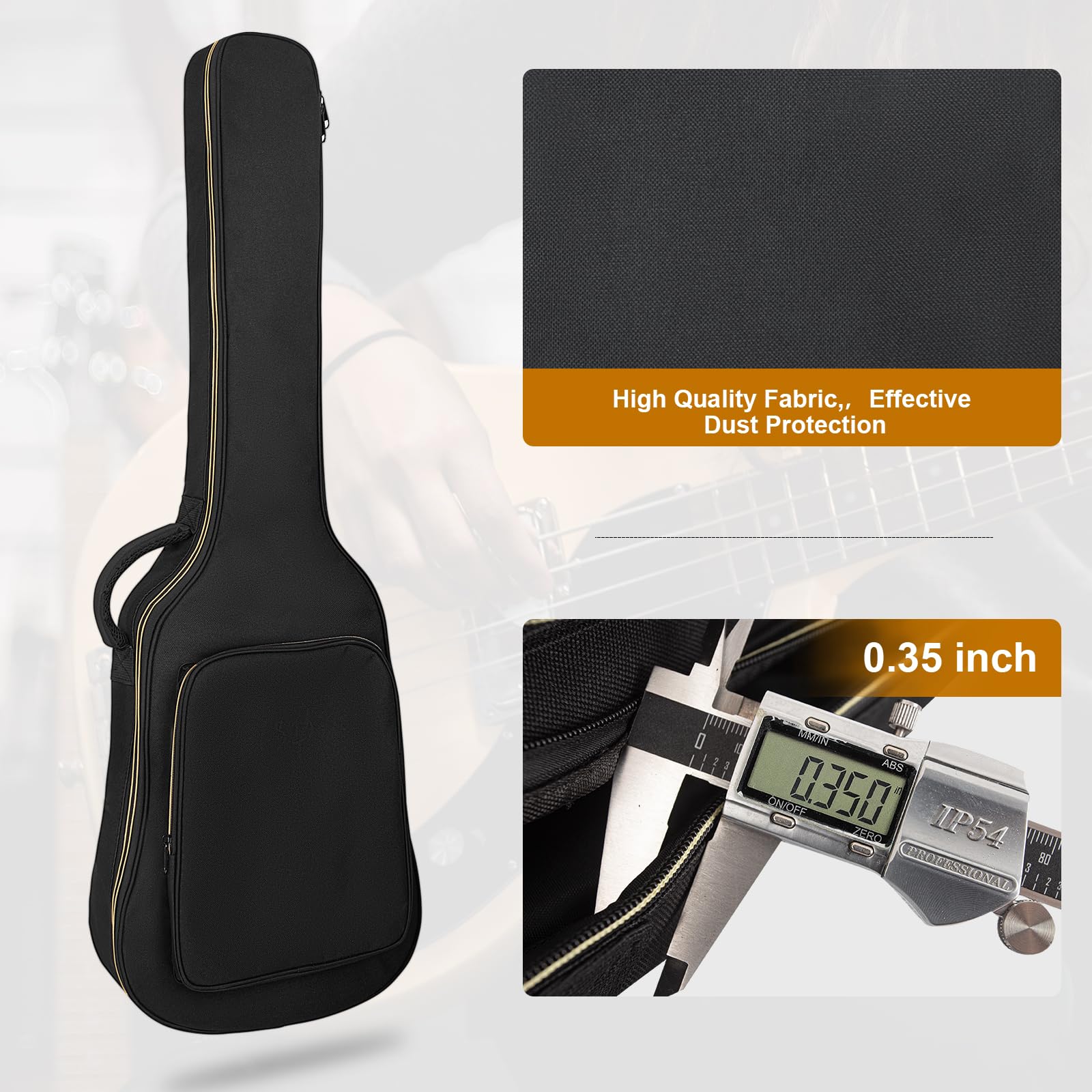 Electric Guitar Gig Bag with 0.35