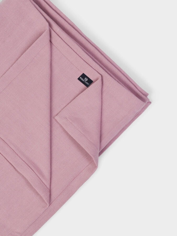 GOTS Certified Organic Cotton Yoga Blanket for Meditation, Hot Yoga, and Home Practice - Eco-Friendly & Soft Yoga Mat Cover