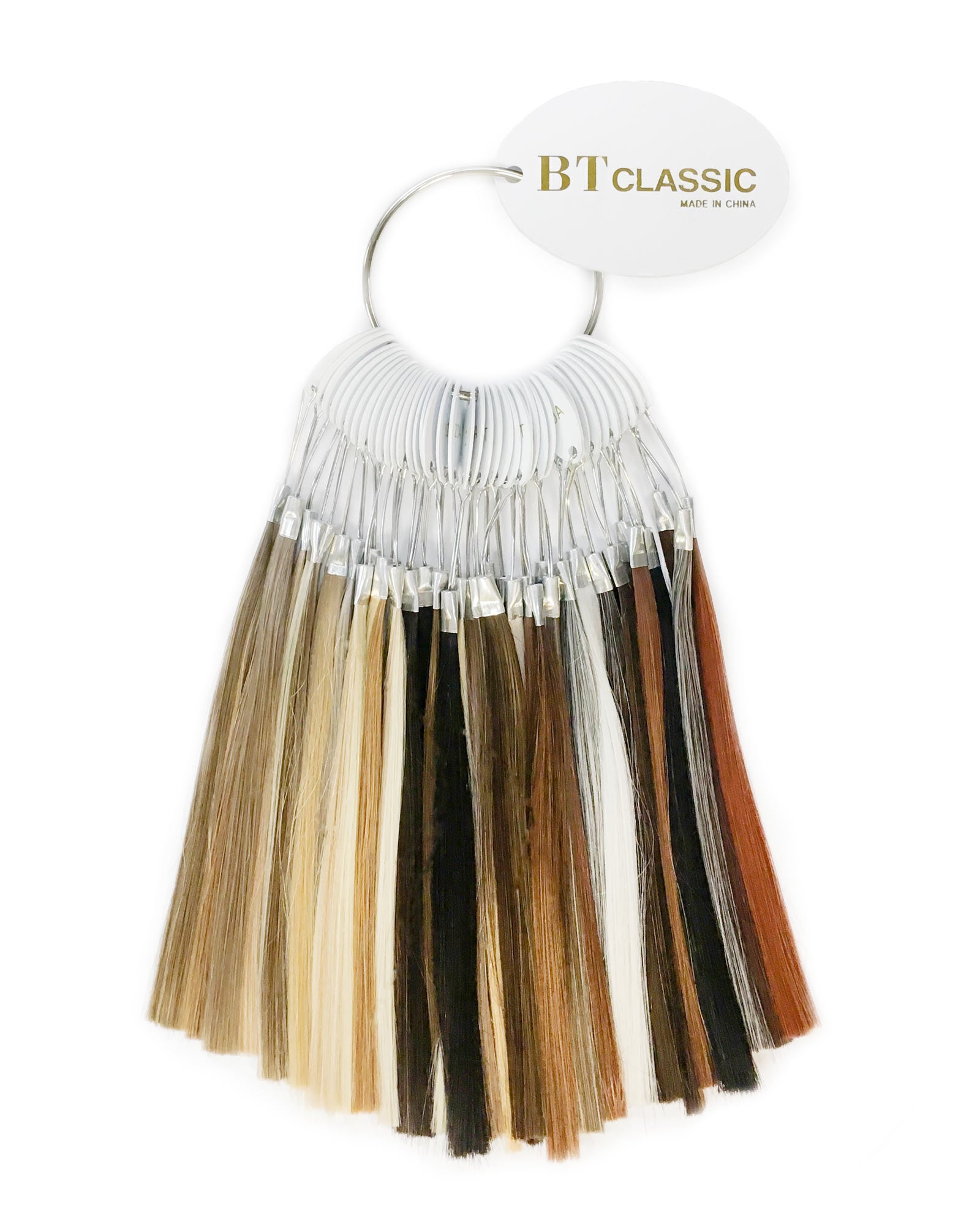 BT Classic Color Ring Synthetic Hair Extensions - Soft & Natural-Looking for Styling & Volume - Perfect for Parties, Weddings & Everyday Wear