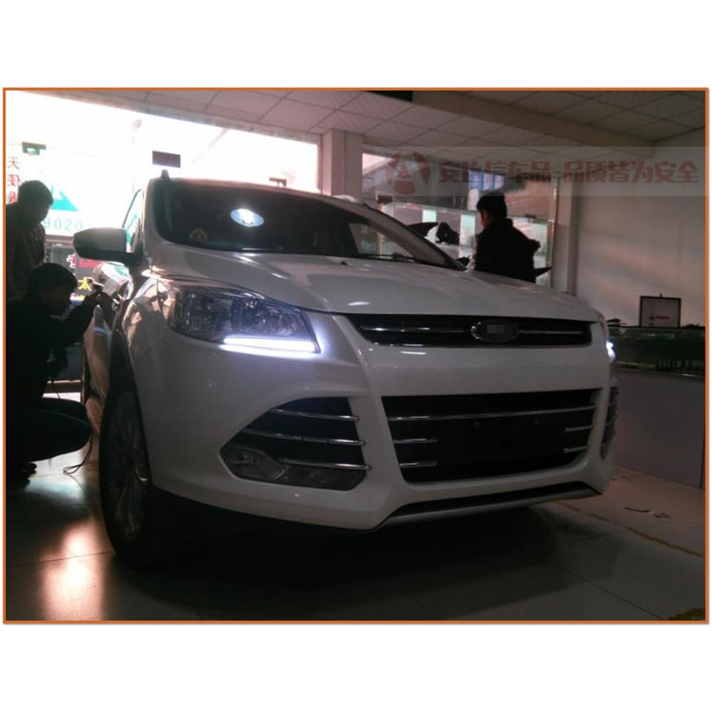 High Brightness LED DRL Fog Lights for Ford Kuga Escape 2013-2016 | Daytime Running Lights & Bumper Lights | Perfect for Night Driving & Off-Road Adventures