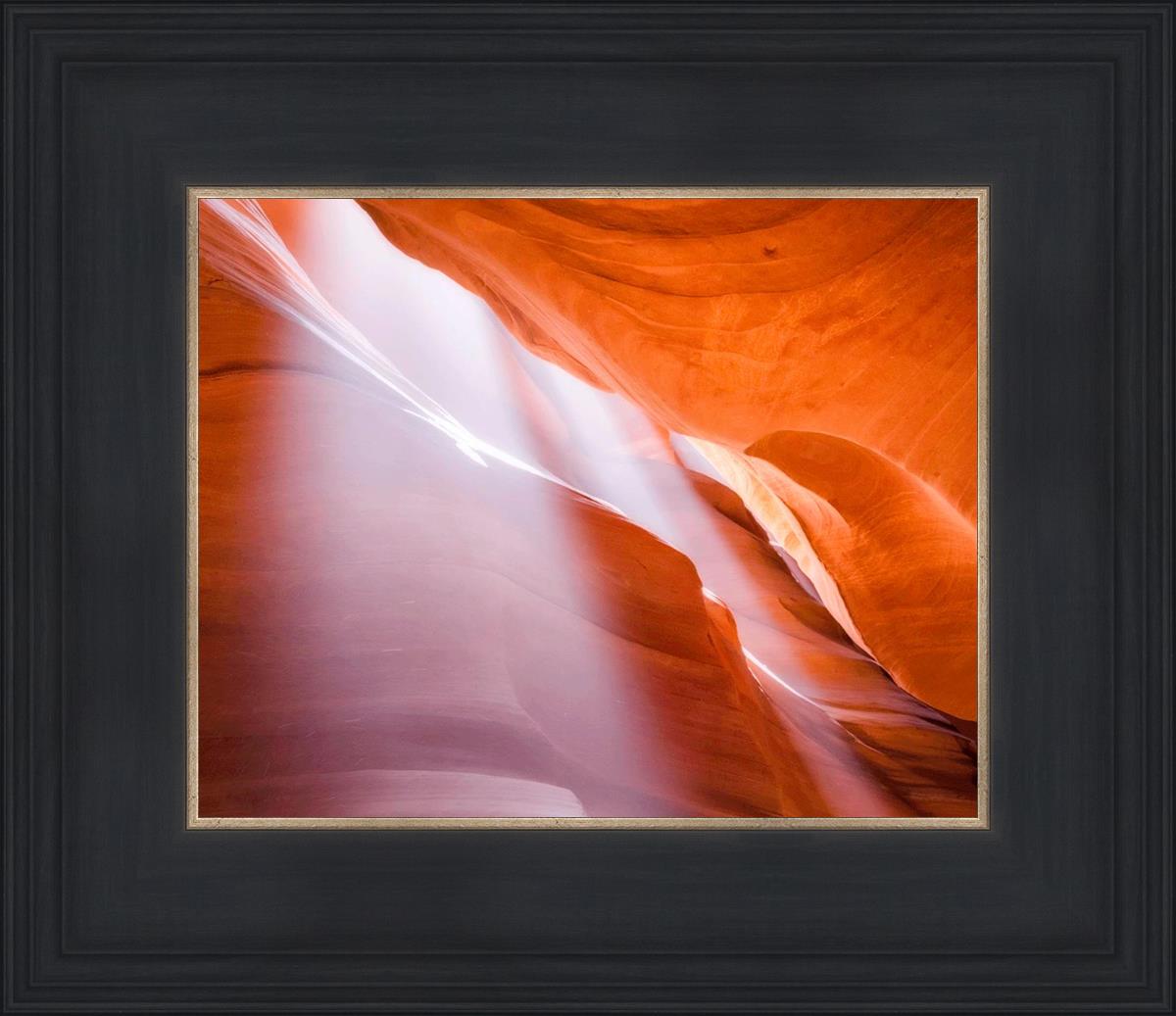 Stunning Antelope Canyon Light Shafts Wall Art - Natural Sunbeam Photography Print for Home & Office Decor - Perfect for Living Rooms, Bedrooms & Workspaces