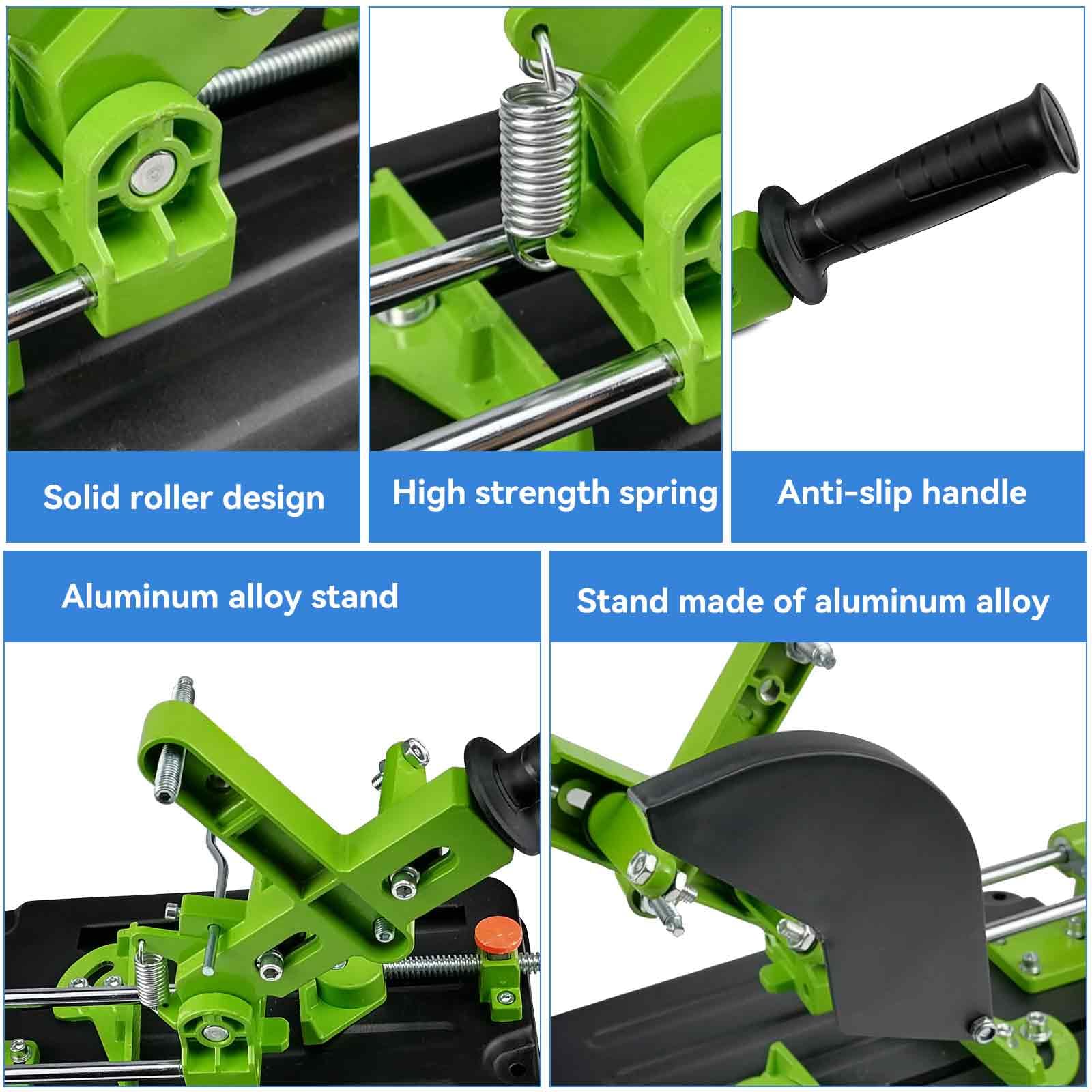 45 Degree Angle Grinder Holder Bracket with Slide Handle - Compatible with 100mm(4