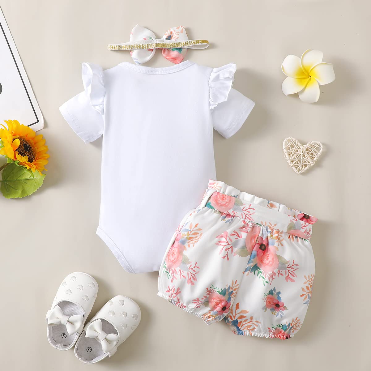Birthday Shark Matching Outfits for Baby Girls - Big Sister Little Sister Coordinating Sets | Rainbow Baby Clothes for Sibling Photos, Birthday Parties & Family Events