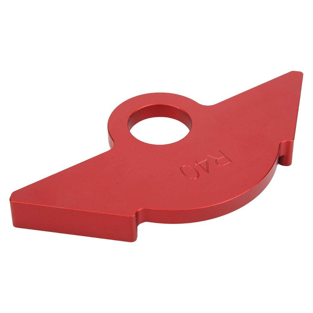 Upgraded Rust-Resistant Woodworking Corner Locator Tool - Triangle Arc Template R40 for Precise Angle Measurement | Perfect for Carpentry, DIY Projects & Furniture Making