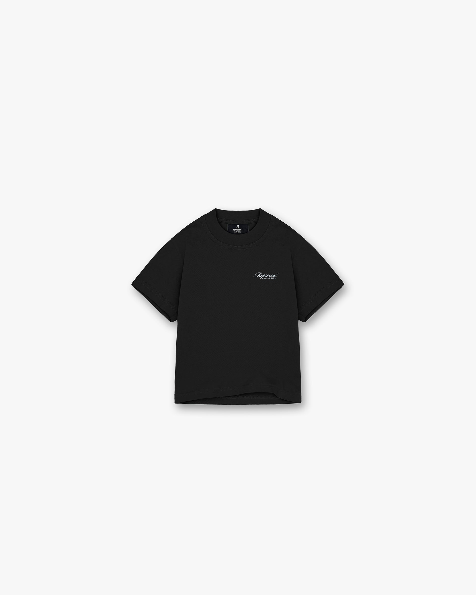 Represent Mini Owners Club Script T-Shirt - Jet Black | Stylish Casual Wear for Everyday Outfits & Street Fashion