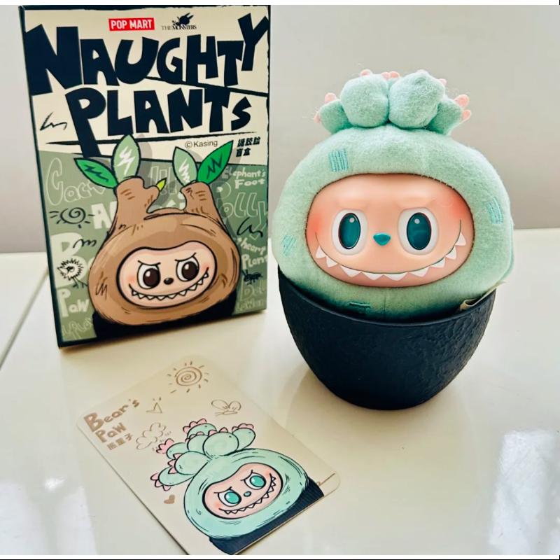 Labubu THE MONSTERS NAUGHTY PLANTS Vinyl Face Series Bear's Paw Collectible Figure - Cute Bear Claw Toy for Home Decor, Office Display & Pop Art Collection