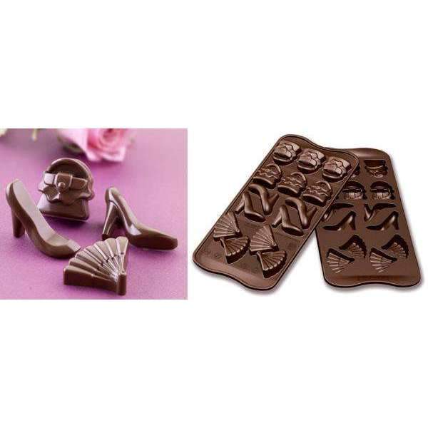 Premium Silikomart™ Fashion Chocolate Silicone Mold - Professional Baking Tools for DIY Desserts, Cakes, Candies - Perfect for Home Baking, Party Treats & Holiday Gifts